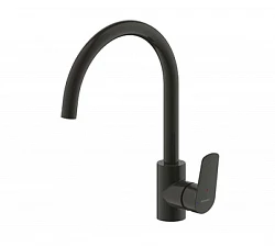 Смеситель для кухни Bravat Rhein F7429564BW-ENG черный
