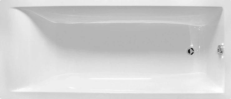 Ванна из искусственного камня Астра-Форм Нейт 170x70 белая глянцевая
