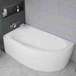 Акриловая ванна Aquatek Дива 150х90 L DIV150-0000001 белая глянцевая