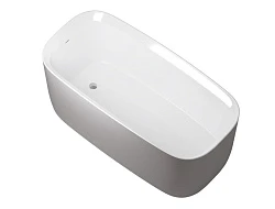 Акриловая ванна Allen Brau Infinity 170x78 2.21003.21/PGM белый матовый, платиново-серый