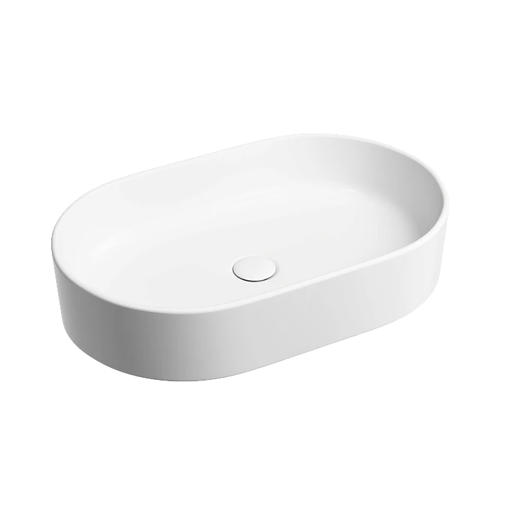 Раковина накладная Ceramica nova Element 600*380*122мм CN6048MW белая матовая