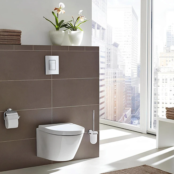 Система инсталляции для унитазов Grohe Rapid SL 38772001 3в1 с кнопкой хром глянцевая