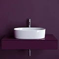 Раковина накладная Ceramica Nova Element CN6075 белая глянец
