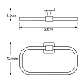 Полотенцедержатель Wasserkraft Dill K-3960 хром