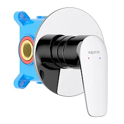 Смеситель для душа Aquatek Бетта AQ1166CR с внутренней частью, хром