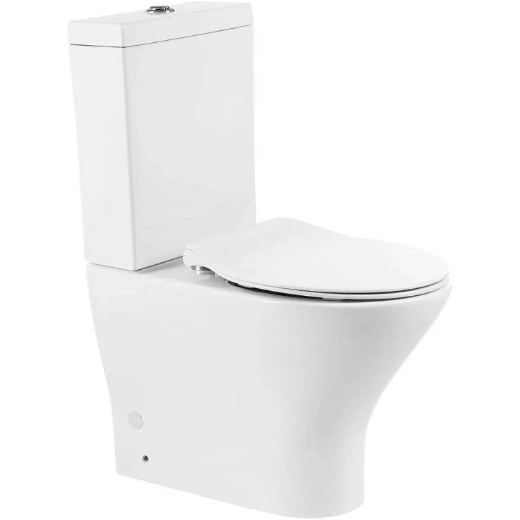 Унитаз-компакт BelBagno Acqua BB340CPR крышка-сиденье BB216QSC белый глянец