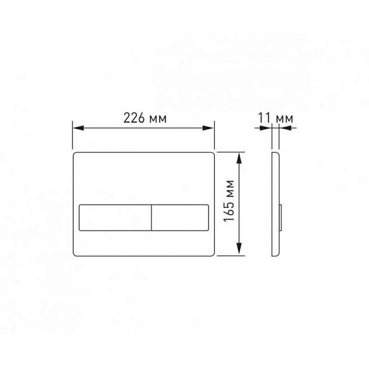 Кнопка смыва Berges Novum L5 040015 черная матовая