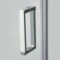 Душевой уголок Wasserkraft Aller 120x90см 10H07LWHITE профиль хром/белый, стекло прозрачное