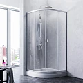 Душевой уголок AM.PM X-Joy 90x90см W88G-205-090MT64 профиль матовый хром, стекло прозрачное