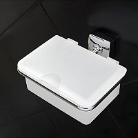 Контейнер для ватных дисков Fixsen Kvadro FX-61318 белый / хром