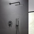Душевой комплект Aquatek Бетта Set 3в1 AQ1172MB с внутренней частью, черный матовый