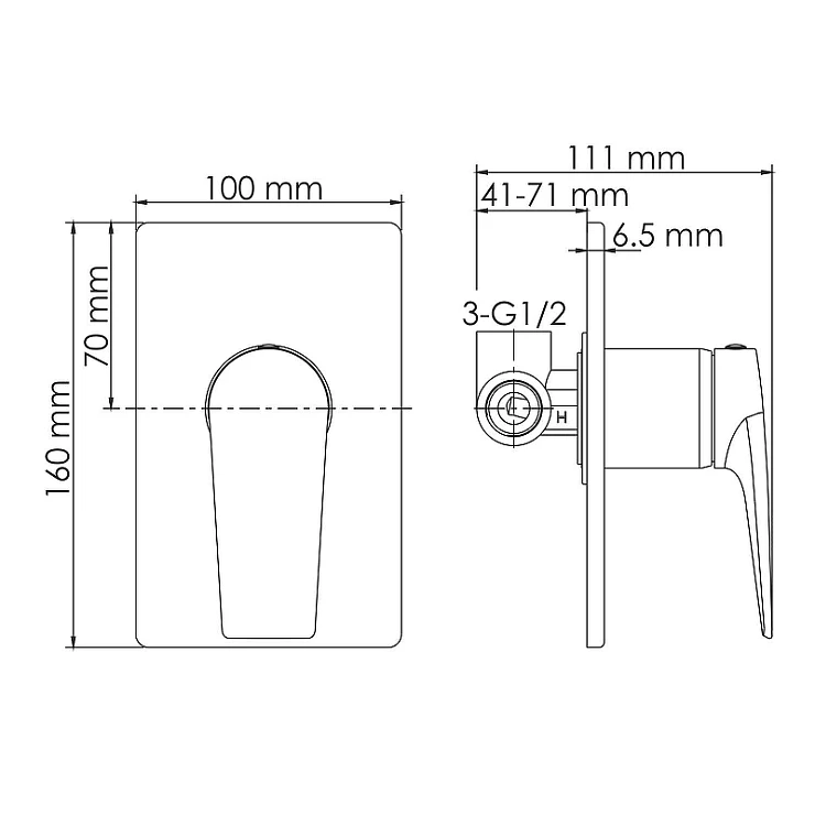 Гигиенический душ со смесителем WasserKRAFT A84095 A84095 хром