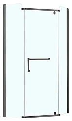 Душевой уголок Azario Edmonton 90х90см AZ-NNC3231-1 900 BLACK профиль черный, стекло прозрачное