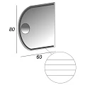 Зеркало Cezares 60 45029 с подсветкой
