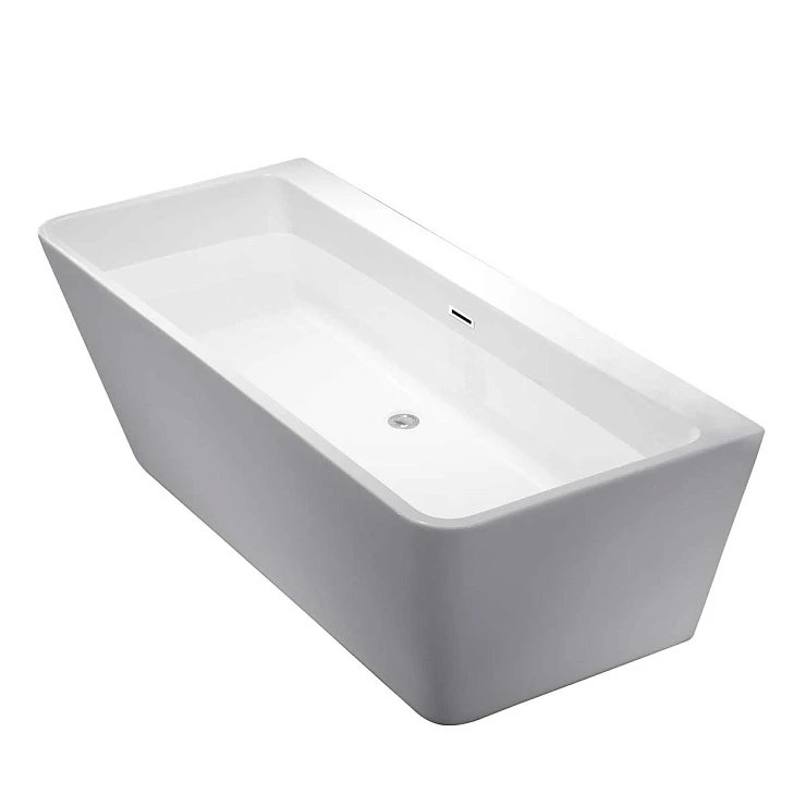 Акриловая ванна Vincea 170x75 VBT-105 белая глянцевая