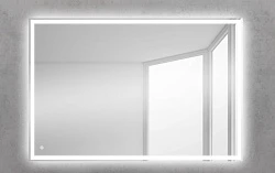 Зеркало BelBagno 90 SPC-GRT-900-600-LED-BTN с подсветкой