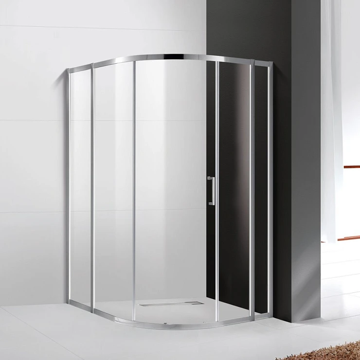 Душевой уголок Cezares Molveno 130x120см MOLVENO-RH-11-130/120-C-Cr-IV хром, стекло прозрачное