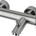 Смеситель для ванны с душем Paffoni Light LIG022ST сталь