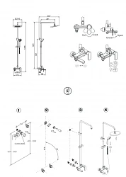 Скрытая часть Bravat Built-in D969CP-B-ENG