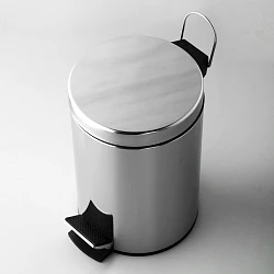 Ведро для мусора Wasserkraft K-635 5L хром