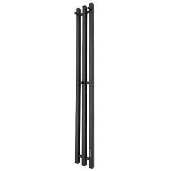 Полотенцесушитель электрический Маргроид Inaro 3 80*6*12 профильный, крючки сверху, черный