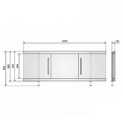 Экран Alavann Alt Plus 150 2543 белый