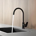 Смеситель для кухни Aquatek Оберон AQ1282MB матовый черный