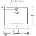 Душевой поддон Riho Davos 130х90см D002001005 белый