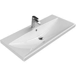 Раковина встраиваемая BelBagno Marino-Cer 100см BB-0324-100-LVB белая