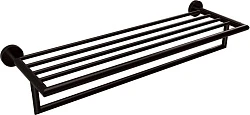 Полка Bemeta Dark 104219070 для полотенец, черная глянец