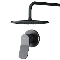 Душевой комплект AM.PM X-Joy FB85A2R002 чёрный матовый