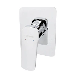 Смеситель для душа Aquatek Вега AQ1066CR с внутренней частью, хром