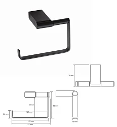 Держатель для туалетной бумаги Bemeta 135012220 черный 