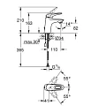 Смеситель для раковины Grohe Eurostyle New 33557003 хром