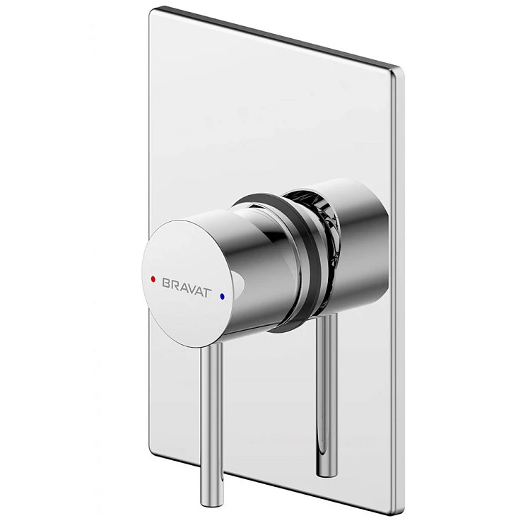Смеситель встраиваемый для душа Bravat Arc PB86061C-A-ENG хром
