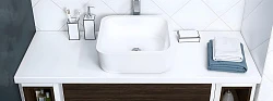 Столешница Aquaton Брук 120 1A204905BC010 белая