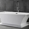 Акриловая ванна ABBER 170x80 AB9238 белая глянцевая