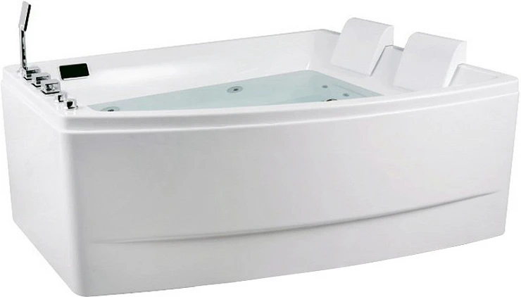 Акриловая ванна Orans BT-65100 XR 170x120см 65100XR с гидромассажем, белая глянцевая