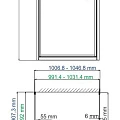 Душевой уголок Wasserkraft Salm 100x90см 27I41 профиль хром, стекло прозрачное