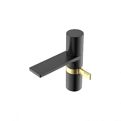 Смеситель для раковины Bravat F1440577BW-RBG-ENG черный / золото