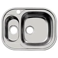 Кухонная мойка Ukinox Галант 63х49см GAL628.488 15GT8K 1R хром