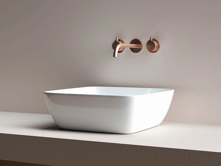 Раковина накладная Ceramica Nova FORM CN2002 белая глянцевая