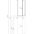 Шкаф-пенал Aquaton Терра 35см 1A247503TEKA0 дуб кантри / антрацит