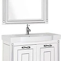 Мебель для ванной Aquanet Паола 90 белый/серебро керамика