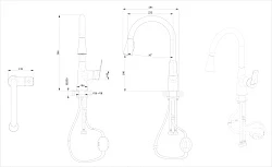 Смеситель для кухни Bravat F7460564CP-ENG хром