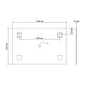 Зеркало Vincea 120 VLM-2C120 с подсветкой