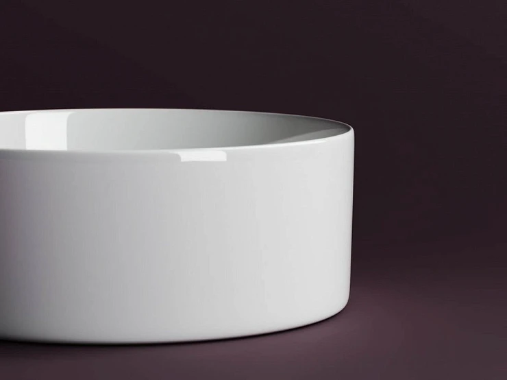 Раковина накладная Ceramica Nova Element CN6032 белая глянцевая