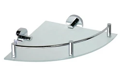 Полка Bemeta Omega 104202162 угловая, хром