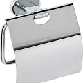 Держатель туалетной бумаги Bemeta Oval 118412011 с крышкой, хром