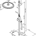 Душевая стойка Damixa Scandinavian Pure 936760000 хром